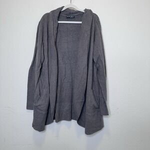 Barefoot Dreams Cardigan Sweater‎ Womens Medium CozyChic Lite Open Front Pockets